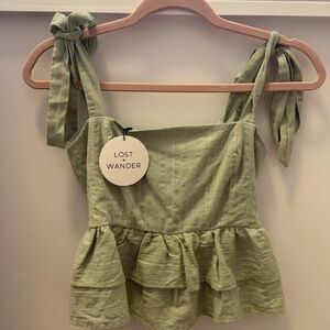 Lost-wander Women's Green Vest